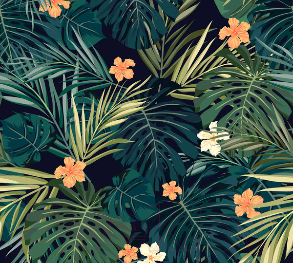 Изображение товара Фотообои листовые Vimala Векторные листья 9 (270x300)