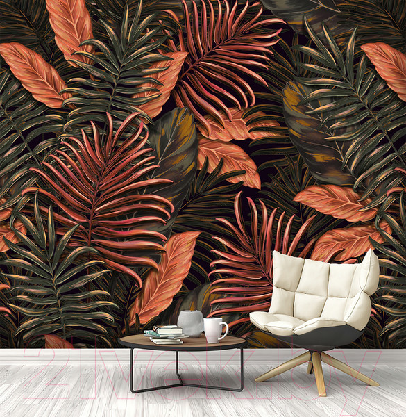 Изображение товара Фотообои листовые Vimala Красные листья (270x300)