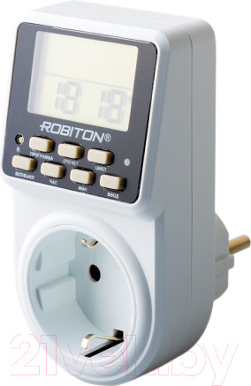 Изображение товара Розетка с таймером Robiton CY-01 циклический / БЛ18102