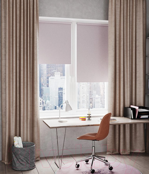 Изображение товара Рулонная штора LEGRAND Бостон 180x175 / 58104346 (пион)