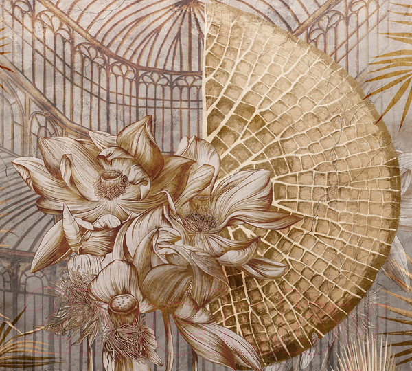 Изображение товара Фотообои листовые Vimala Настенные цветы (270x300)