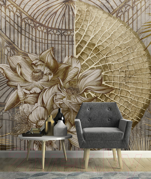 Изображение товара Фотообои листовые Vimala Настенные цветы (270x300)