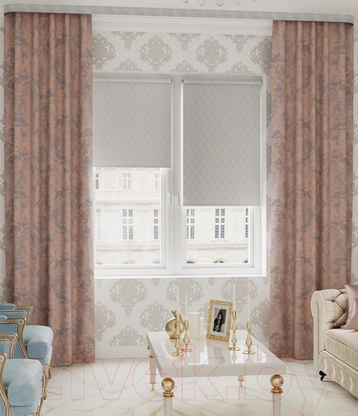 Изображение товара Рулонная штора LEGRAND Жизель 160x175 / 58103702 (жемчужный)