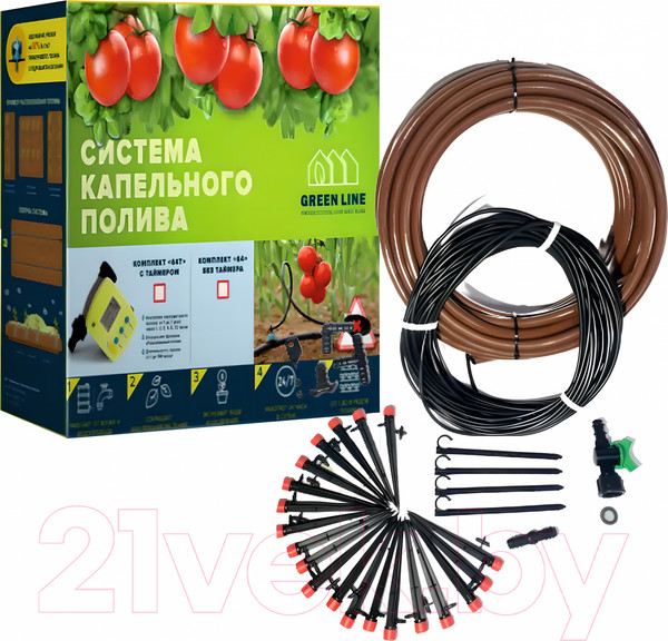 Изображение товара Система капельного полива GreenLINE G на 20 растений / 1520192