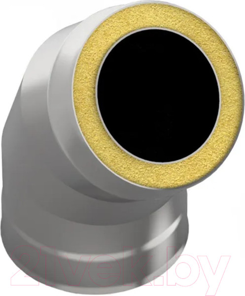 Изображение товара Поворот дымохода UMKPRO 135 150х220 AISI 439/439 1мм/0.5мм (К) 60мм