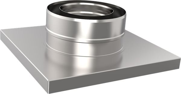 Изображение товара Переходник для дымохода UMKPRO 380х380 115х200 AISI 439/1мм (К)