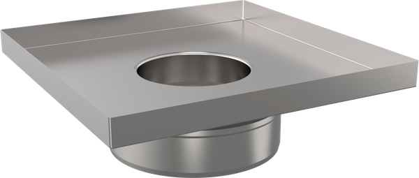 Изображение товара Переходник для дымохода UMKPRO 380х380 150х220 AISI 439/1мм (К)