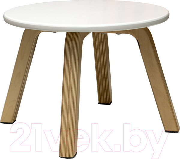 Изображение товара Табурет детский Millwood D33.6x25.5 (белый/береза)