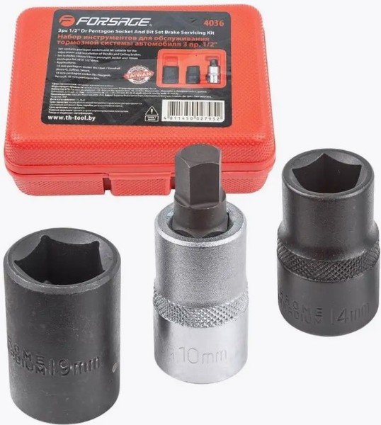 Изображение товара Набор головок слесарных Forsage F-4036 (54198)
