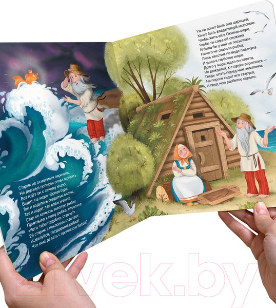 Изображение товара Книга Malamalama Библиотека сказок. Сказка о рыбаке и рыбке