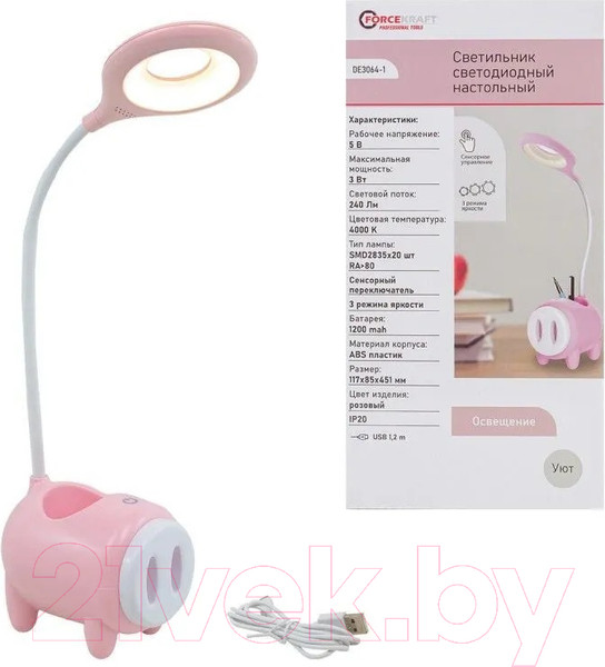 Изображение товара Настольная лампа ForceKraft FK-DE3064-1