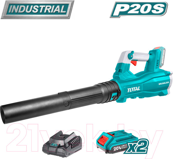 Изображение товара Воздуходувка аккумуляторная TOTAL TABLI204282