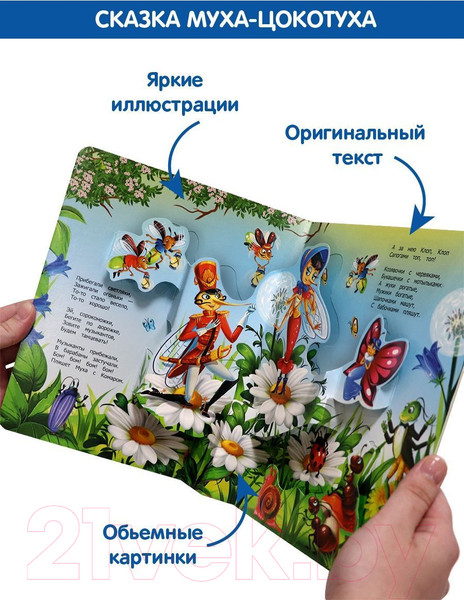 Изображение товара Книга Malamalama Книжная полка. Сказки (Чуковский К.)