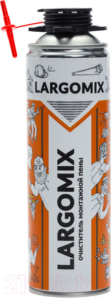 Изображение товара Очиститель пены Largomix Универсальный (500мл)