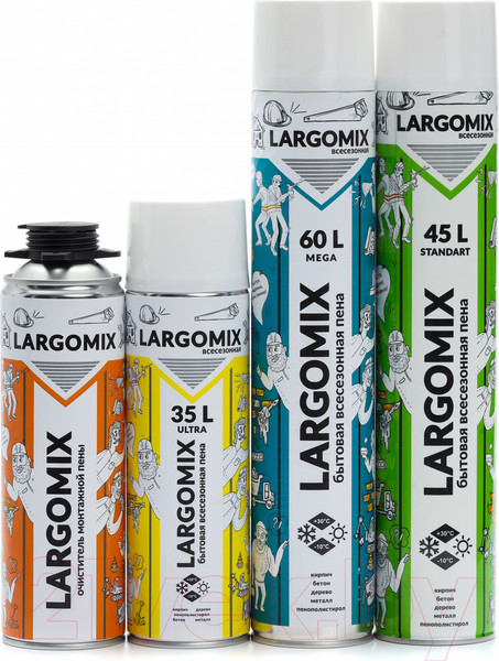 Изображение товара Очиститель пены Largomix Универсальный (500мл)