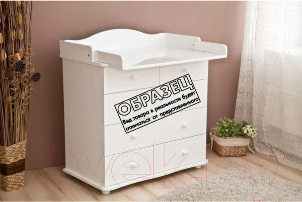 Изображение товара Комод пеленальный Красная звезда С 571П Э тип 38 (светло-серый)