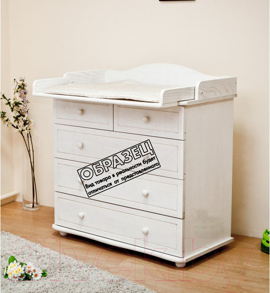 Изображение товара Комод пеленальный Красная звезда С 571П Э тип 38 (светло-серый)