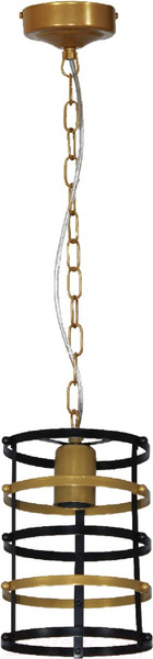 Изображение товара Потолочный светильник Элетех Абелла 211 НСБ 01-60-175 Е27 / 1005405103 (черный/золото)