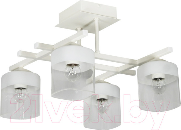 Изображение товара Люстра Элетех Базиль 141 НПБ 01-4х60-124 Е27 / 1005404980 (белый муар)