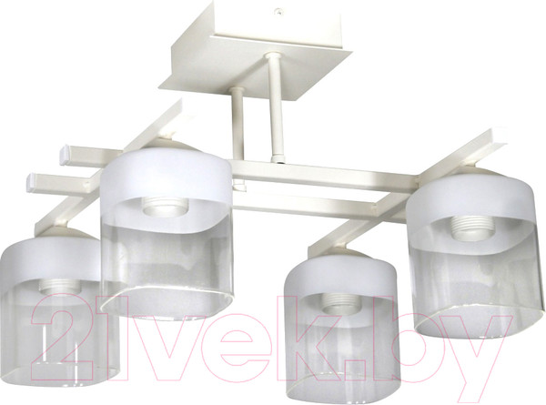 Изображение товара Люстра Элетех Базиль 141 НПБ 01-4х60-124 Е27 / 1005404980 (белый муар)
