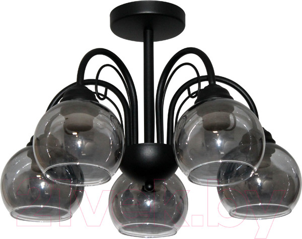 Изображение товара Люстра Элетех Берта 151 НСБ 01-5х60-132 Е27 / 1005404645 (черный муар)
