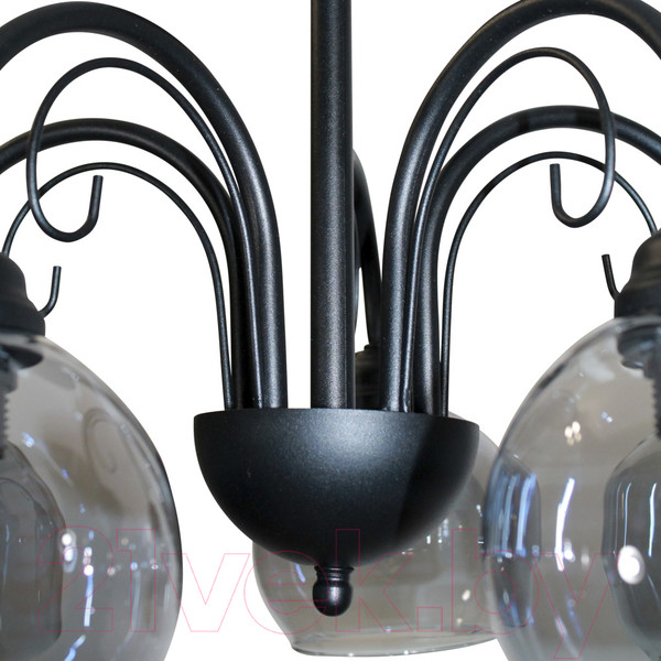 Изображение товара Люстра Элетех Берта 151 НСБ 01-5х60-132 Е27 / 1005404645 (черный муар)
