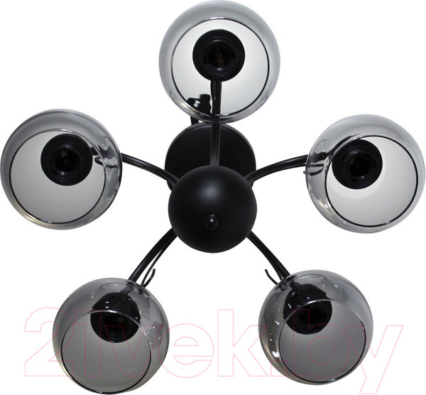 Изображение товара Люстра Элетех Берта 151 НСБ 01-5х60-132 Е27 / 1005404645 (черный муар)