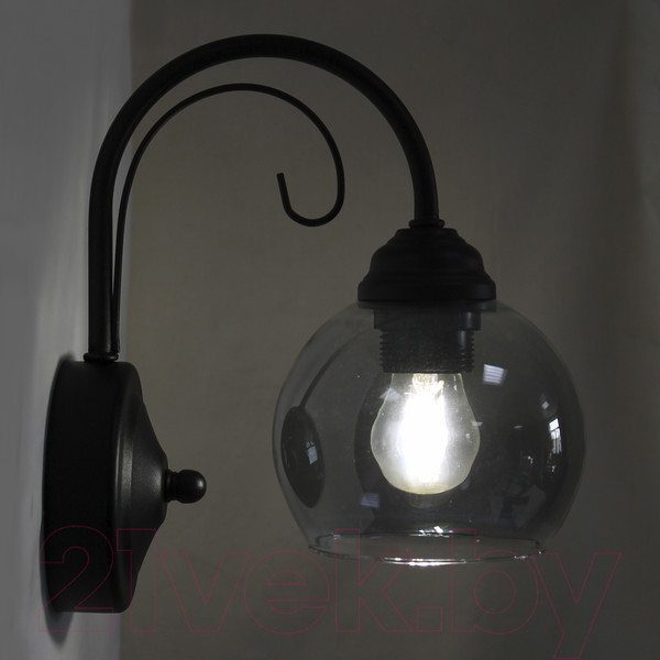 Изображение товара Бра Элетех Берта 511 НББ 01-60-156 Е27 / 1005404648 (черный муар)