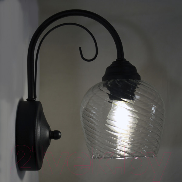 Изображение товара Бра Элетех Берта 511 НББ 01-60-156 Е27 / 1005404984 (черный муар)