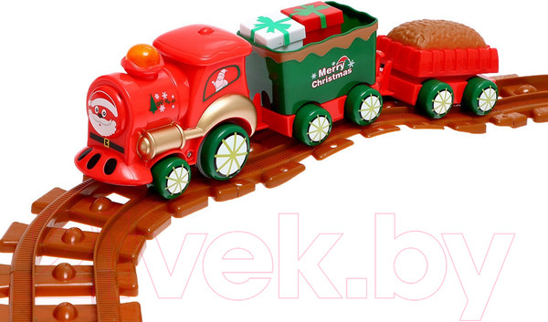 Изображение товара Железная дорога игрушечная Автоград Новогодний поезд / 7774562