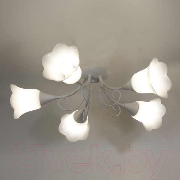 Изображение товара Люстра Элетех Веста 151 НПБ 01-5х60-119 Е27 / 1005404988 (белый)