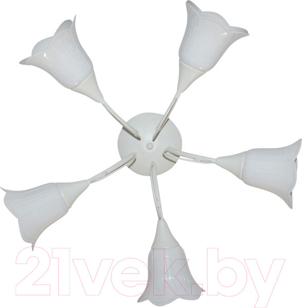 Изображение товара Люстра Элетех Веста 151 НПБ 01-5х60-119 Е27 / 1005404988 (белый)