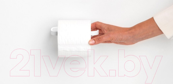 Изображение товара Держатель для туалетной бумаги Brabantia MindSet 303104 (минерально-белый)