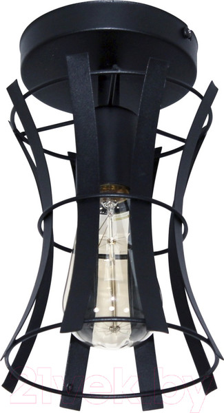 Изображение товара Потолочный светильник Элетех Викинг 111 НПБ 01-60-109 Е27 / 1005405101 (черный муар)
