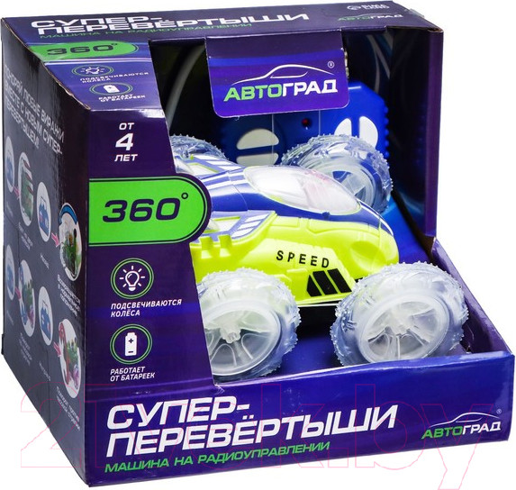 Изображение товара Радиоуправляемая игрушка Автоград Перевертыш Трюк / 7706964 (зеленый)