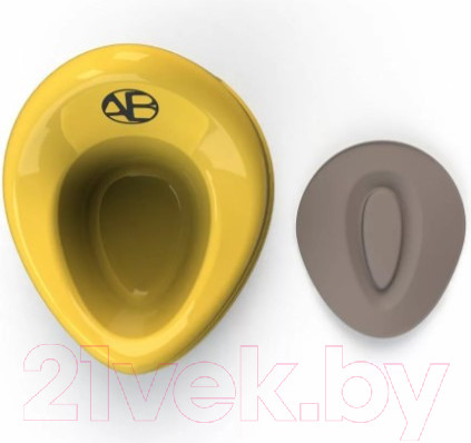 Изображение товара Детский горшок Amarobaby Fort с крышкой / AB221102F/04 (желтый)