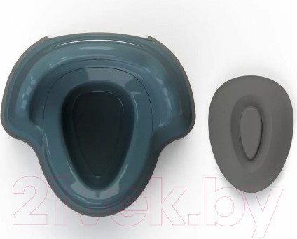 Изображение товара Детский горшок Amarobaby Ergonomic с крышкой / AB221103Er/18 (бирюзовый)