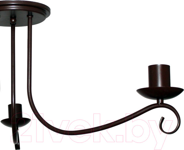 Изображение товара Люстра Элетех Вилла 131 НПБ 01-3х60-199 Е27 / 1005404575 (коричневый матовый)