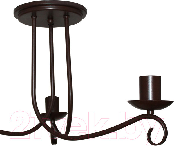 Изображение товара Люстра Элетех Вилла 131 НПБ 01-3х60-199 Е27 / 1005404575 (коричневый матовый)