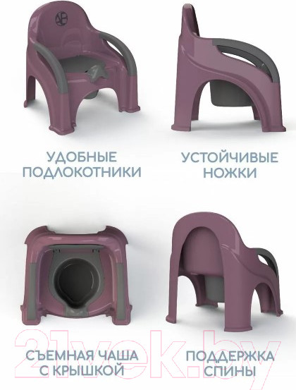 Изображение товара Детский горшок Amarobaby Baby chair / AB221105BCh/22 (фиолетовый)