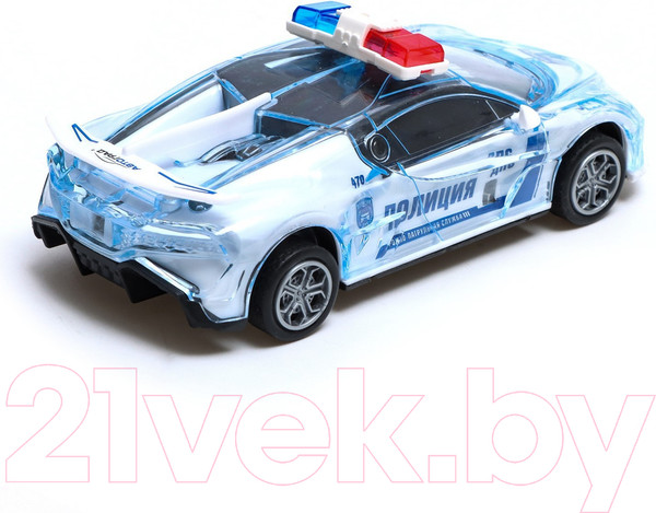 Изображение товара Автомобиль игрушечный Автоград Crazy Race, полиция / 7667645 (белый)