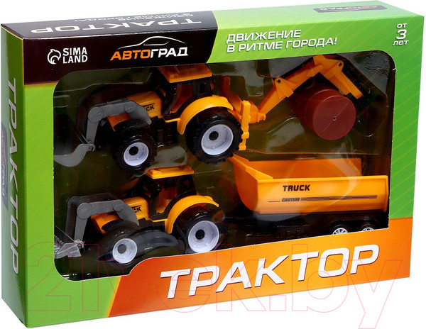 Изображение товара Набор игрушечной техники Автоград Стройка / 7656629