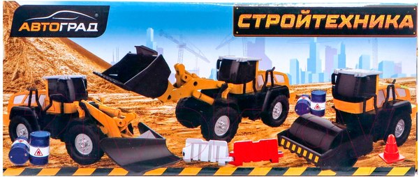 Изображение товара Дорожный каток игрушечный Автоград Стройтехника / 6978425