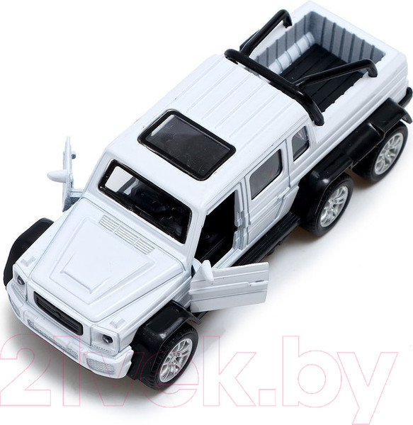 Изображение товара Масштабная модель автомобиля Автоград Джип 6X6 / 7668744 (белый)