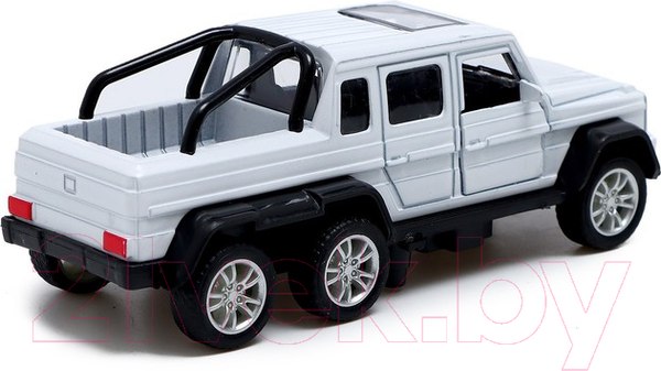 Изображение товара Масштабная модель автомобиля Автоград Джип 6X6 / 7668744 (белый)