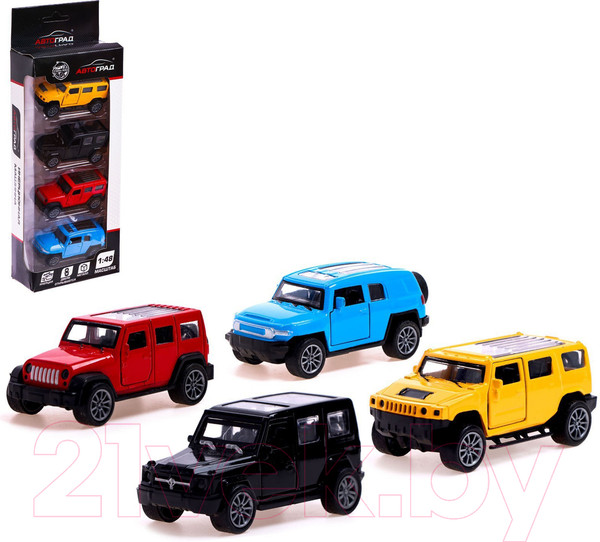 Изображение товара Набор игрушечных автомобилей Автоград Классика / 6870356