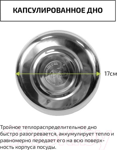 Изображение товара Чайник со свистком TimA WTK178WH