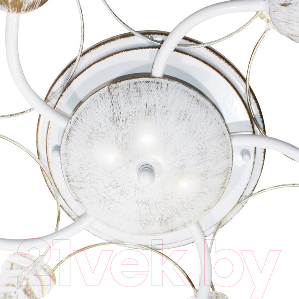 Изображение товара Люстра Элетех Глория 151 НПБ 01-5х60-102 Е14 / 1005402939 (белый/золото)