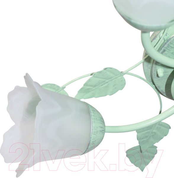 Изображение товара Люстра Элетех Глория 151 НПБ 01-5х60-102 Е14 / 1005403199 (зеленый/серебристый)