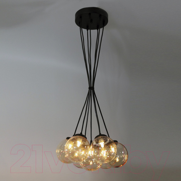 Изображение товара Потолочный светильник Элетех Гроздь 271 НСБ 01-7х25-102 G9 / 1005404103 (черный)